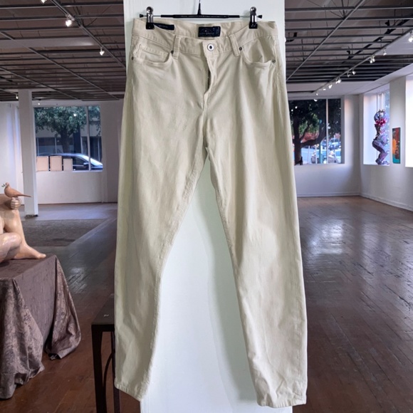 Lucky Sofia Skinny cream corduroy pant - Picture 8 of 9